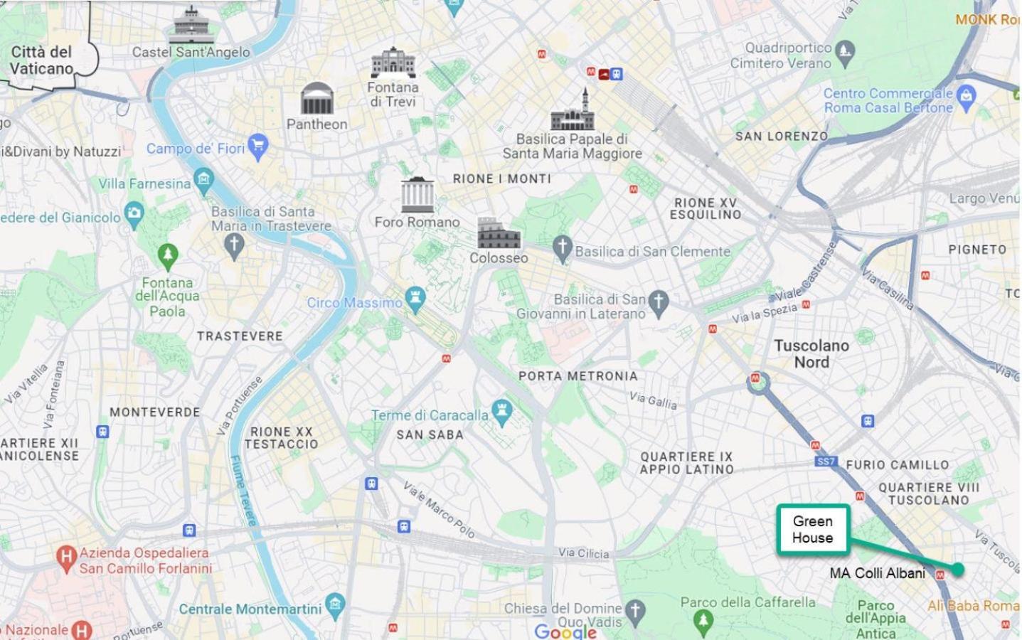 Green House Exclusive Suite Near Metro A Рим Екстериор снимка